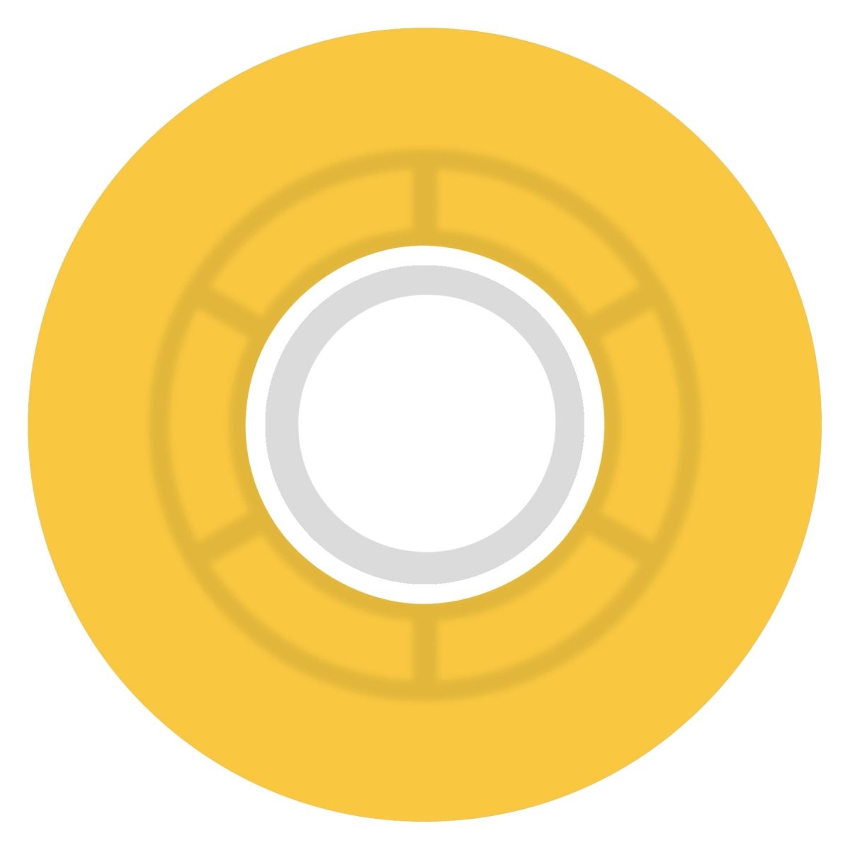 Ricta 55mm Clouds 78a Transparent Citrus/White Skateboard Wheels - Skateboard - Wheels