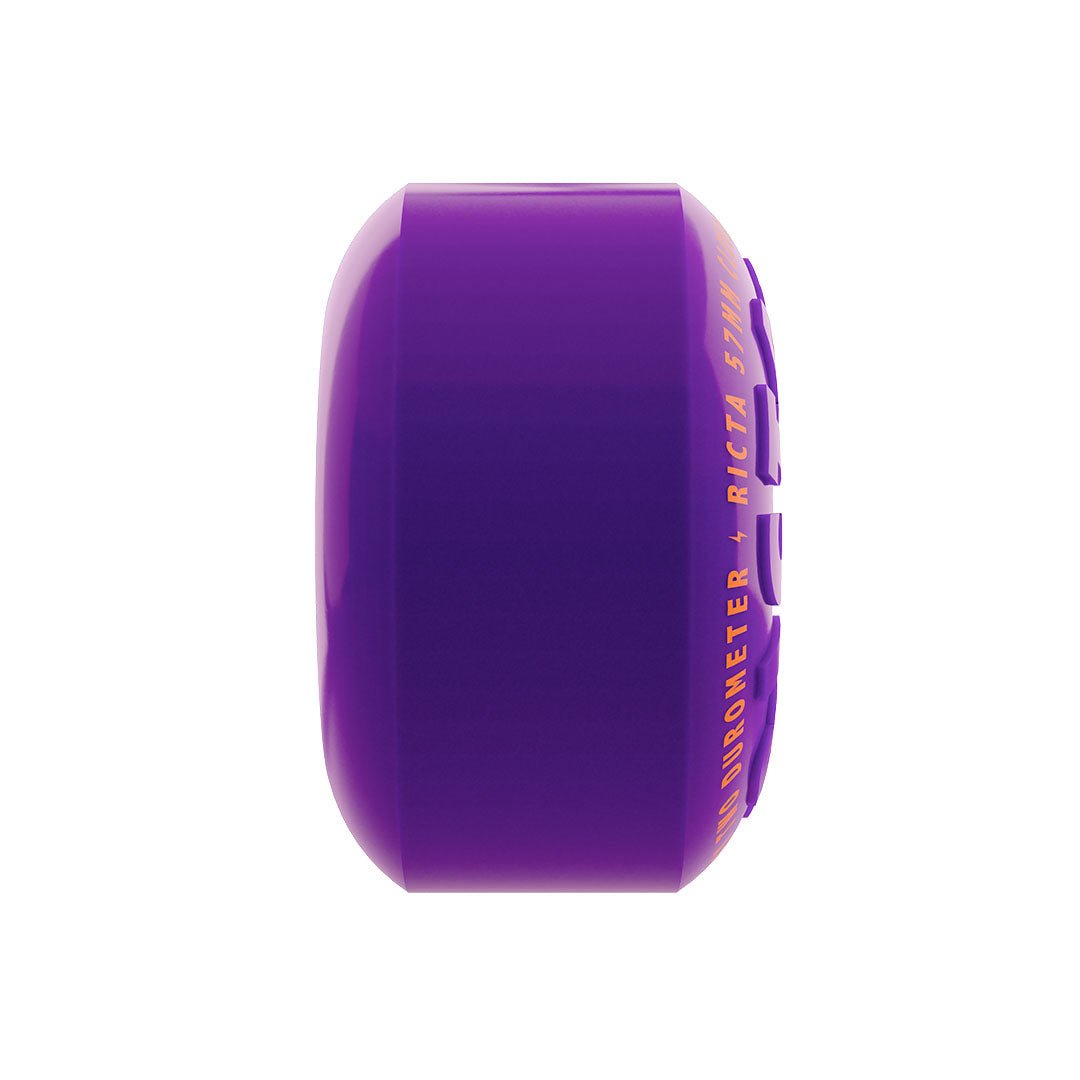 Ricta 57mm Clouds 92a Purple/Orange Skateboard Wheels - Skateboard - Wheels