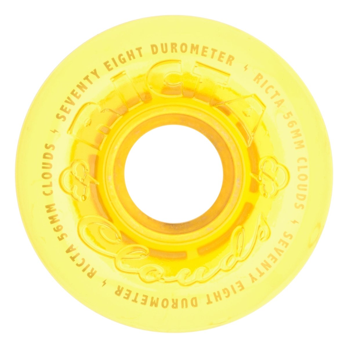 Ricta 78a Hi Vis Clouds 56mm (Yellow) - Skateboard - Wheels