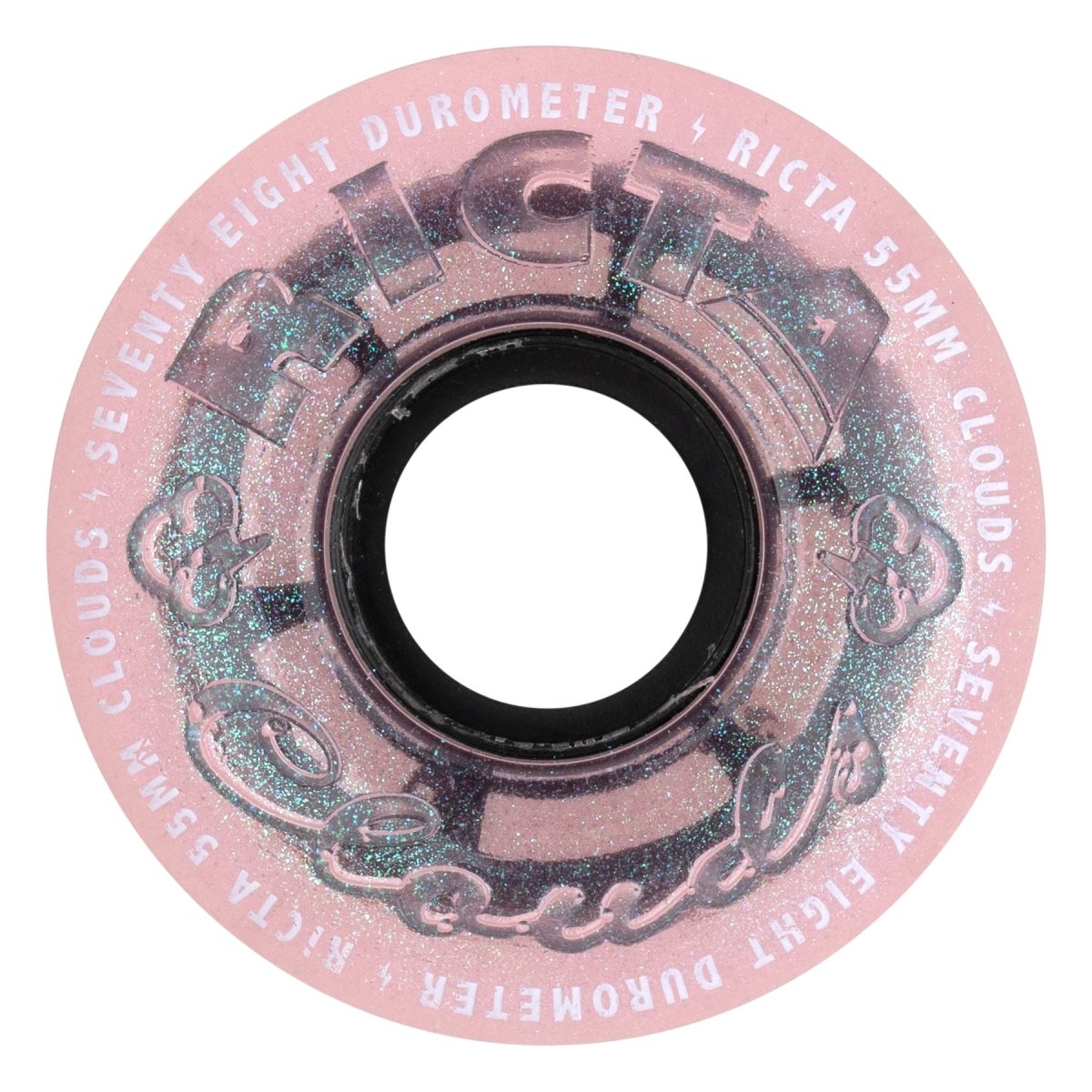 Ricta 78a Iridescent Clouds Pink 55mm - Skateboard - Wheels