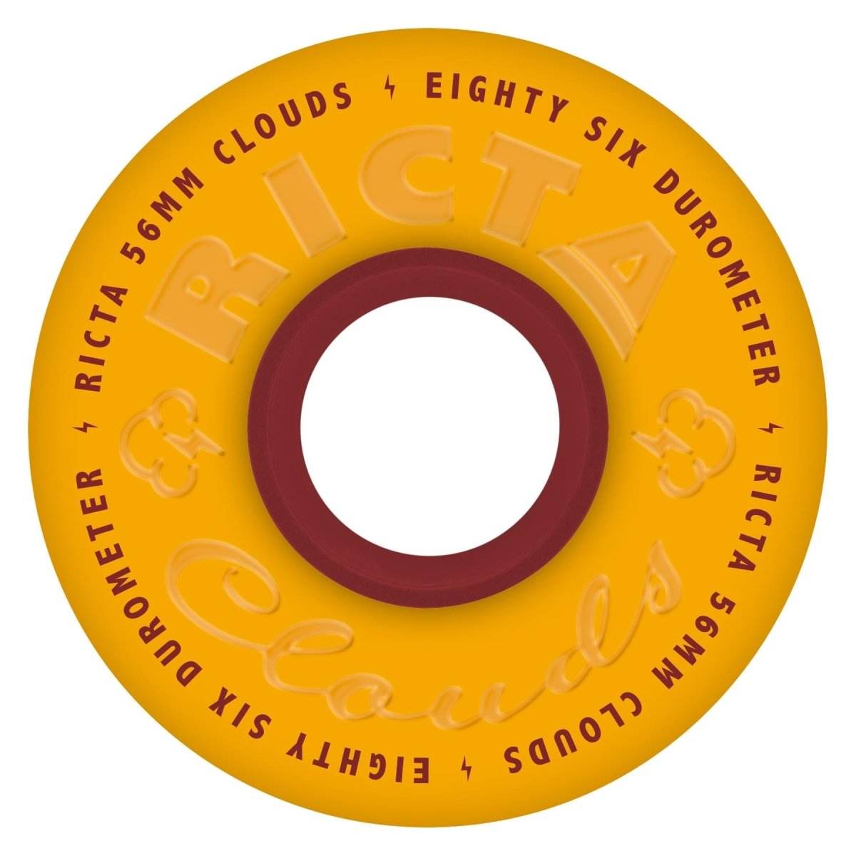 Ricta 86a Clouds 56mm (Mustard) - Skateboard - Wheels