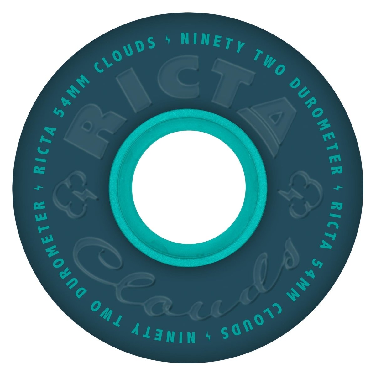 Ricta 92a Clouds 54mm (Navy) - Skateboard - Wheels