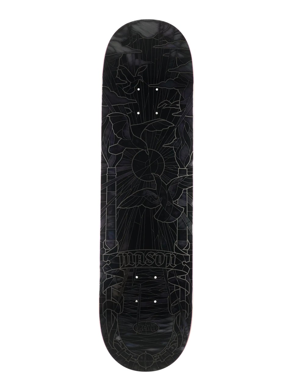 Real Silva Black Sunday Cathedral 8.25" Skateboard Deck