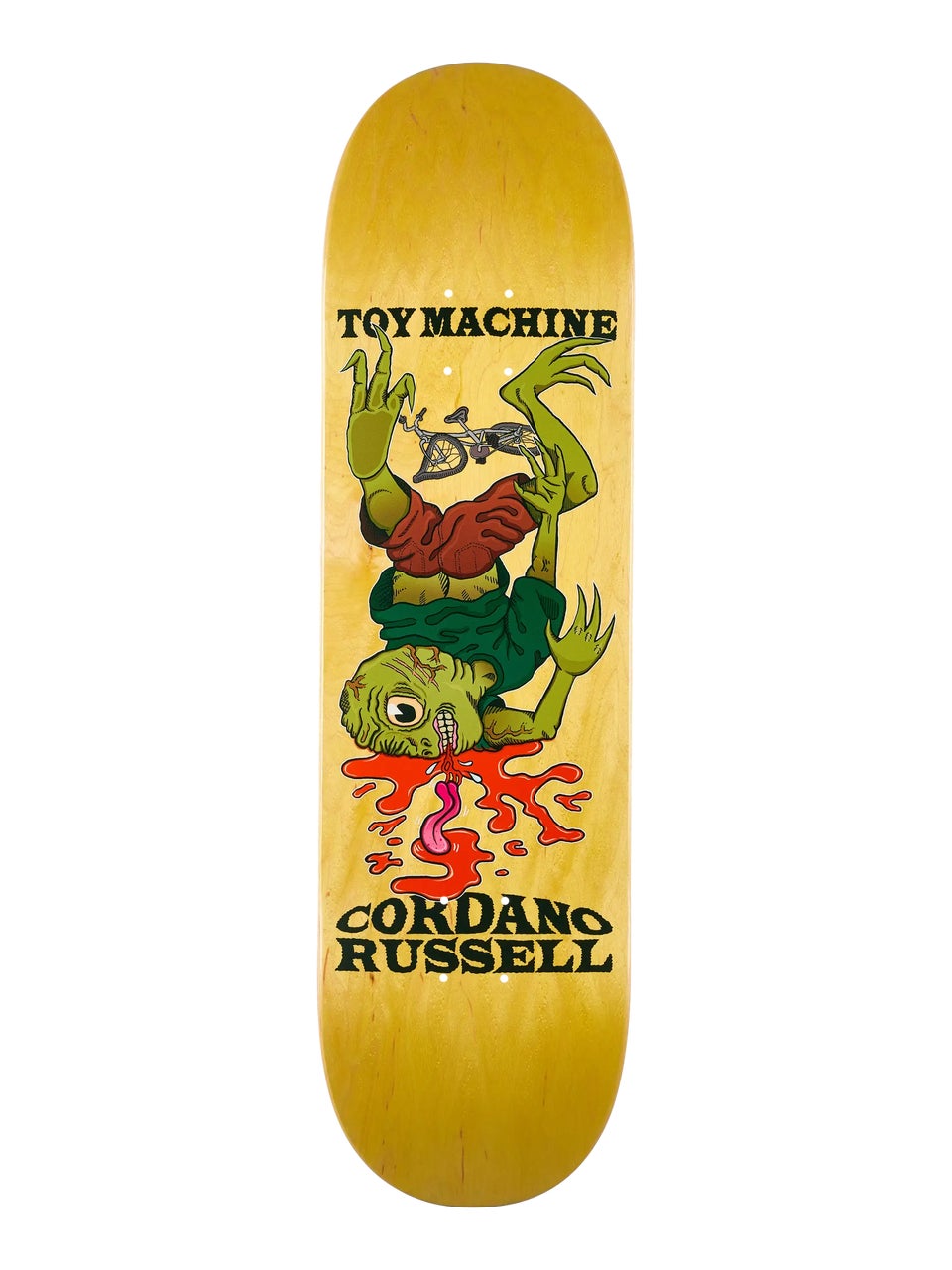Toy Machine Cordano Russell Crash 8.5" Skateboard Deck