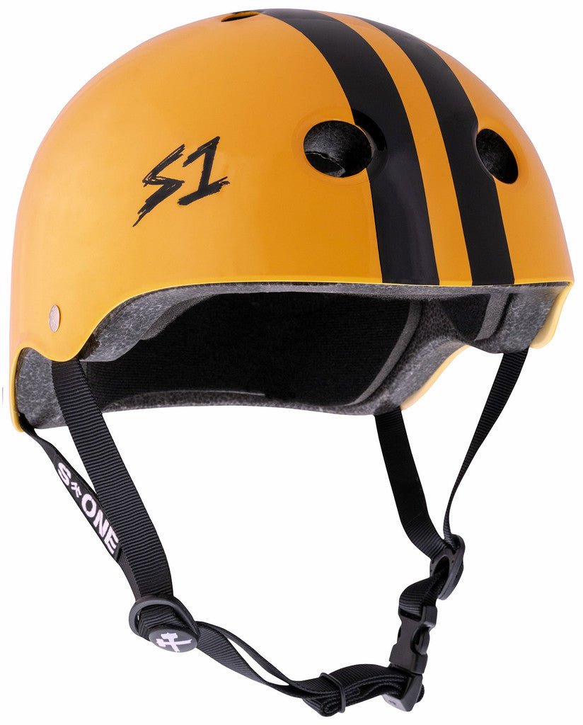 S1 Lifer Bright Orange w/ Black Stripes - Gear - Helmets