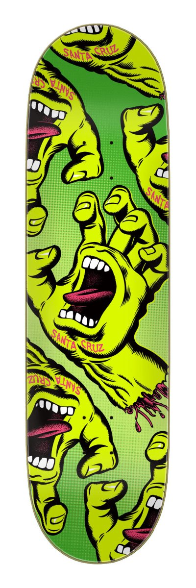 Santa Cruz Crowded Hand 8.5" Skateboard Deck - Skateboard - Decks