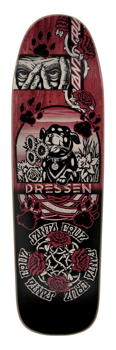 Santa Cruz Dressen Evo 9.30" Wb:14.5 - 15" - Skateboard - Decks