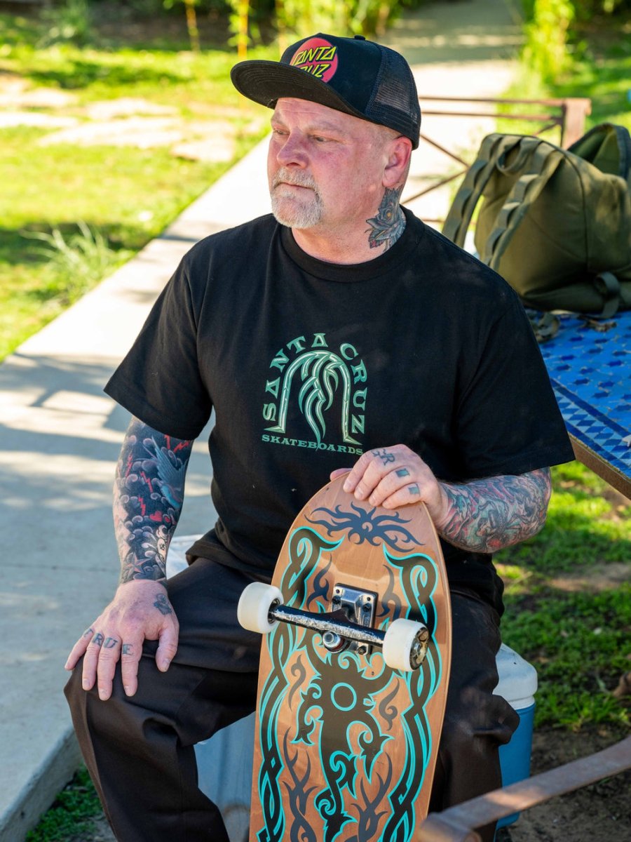Santa Cruz Dressen Tribal Reissue 9.9" Wb:14.25 - 14.75" Skateboard Deck - Skateboard - Decks