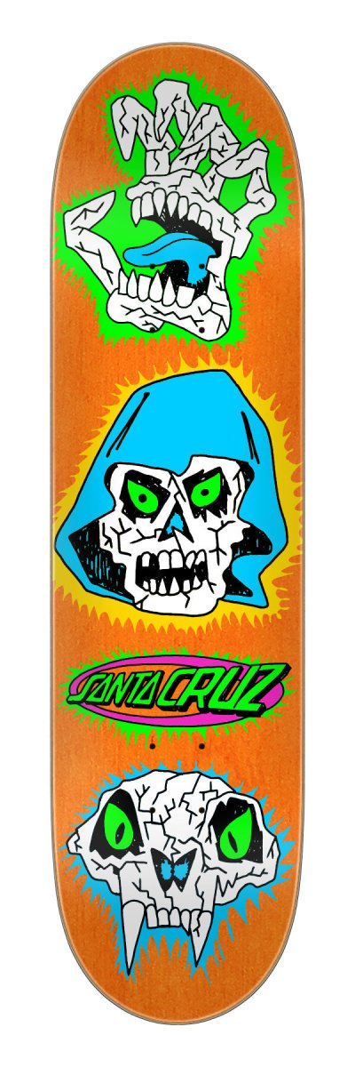 Santa Cruz FeelBase 7.75" Scribble Head 30.25" Wb:12.75" - Skateboard - Decks