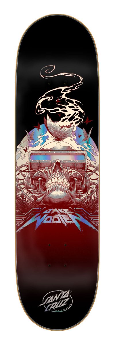 Santa Cruz Jake Wooten 8.5" Cyber VX Skateboard Deck - Skateboard - Decks