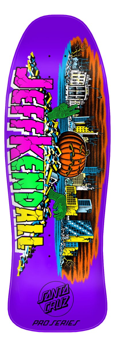 Santa Cruz Kendall Pumpkin Reissue 10" wb15.125 Deck - Skateboard - Decks