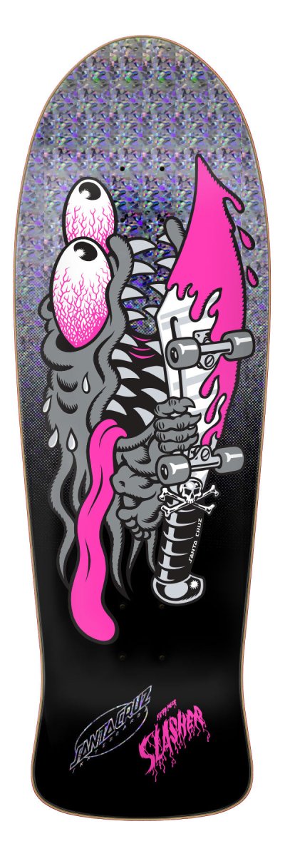 Santa Cruz Meek Slasher Reissue 10.1in Skateboard Deck - Skateboard - Decks