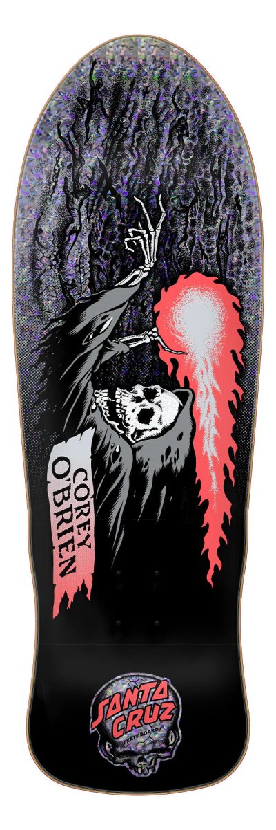 Santa Cruz OBrien Reaper Reissue 9.85in Skateboard Deck '26 - Skateboard - Decks