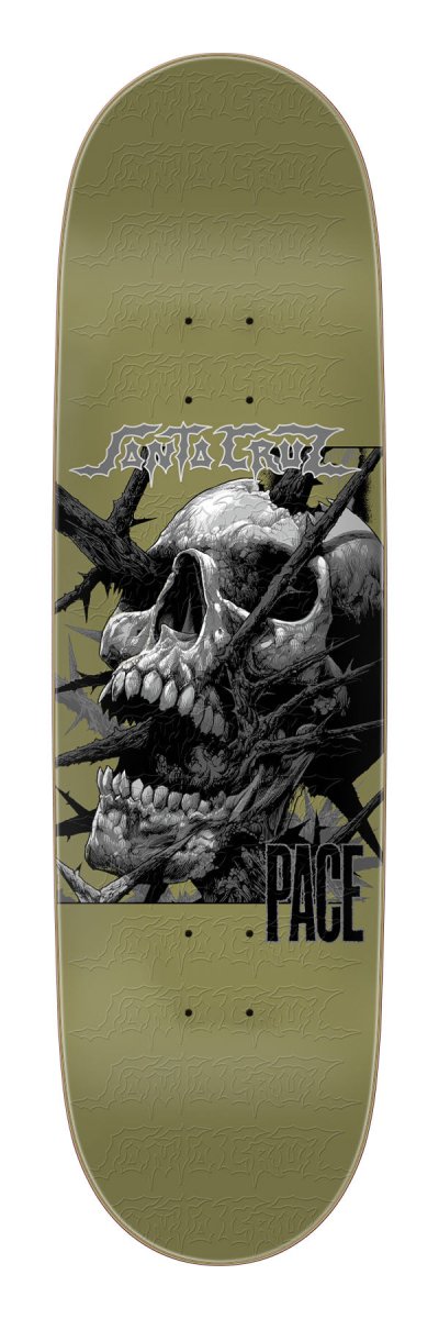 Santa Cruz Pace Deathtrap Remix Pro 8.7" Skateboard Deck - Skateboard - Decks