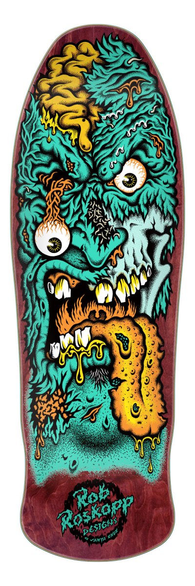 Santa Cruz Roskopp Face Two Reissue 9.9" Deck - Skateboard - Decks