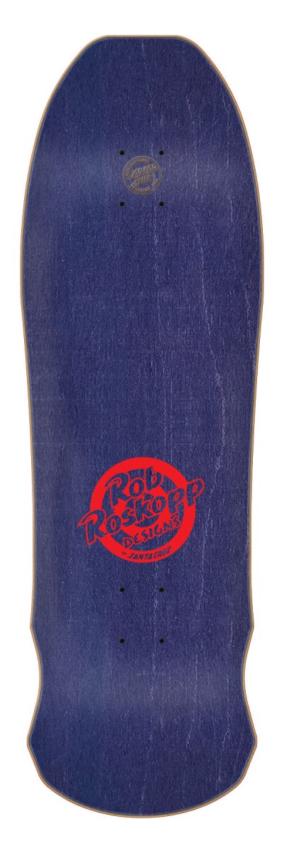 Santa Cruz Roskopp Face Yellow Reissue 9.5" Skateboard Deck - Skateboard - Decks