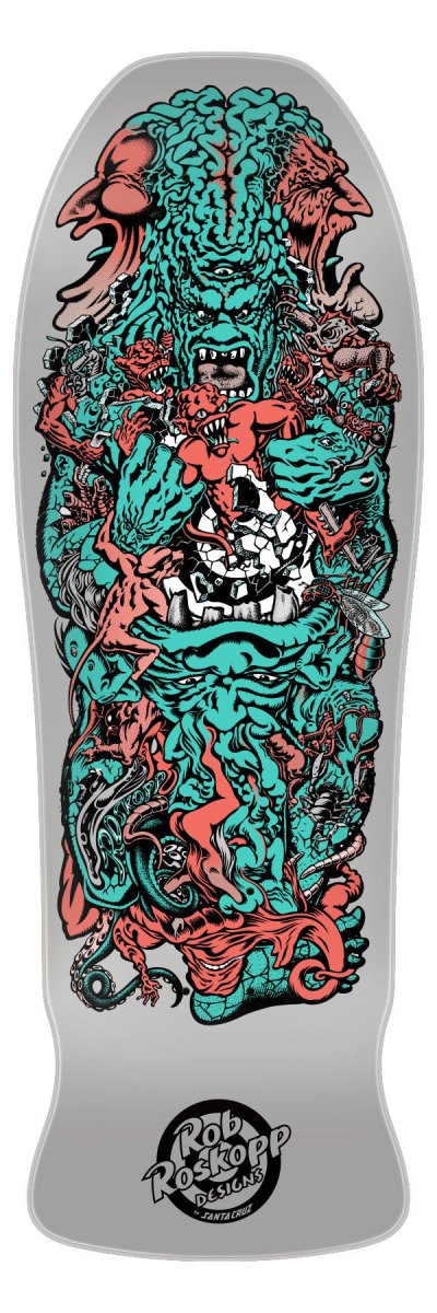 Santa Cruz Roskopp Five Reissue 10.22" Skateboard Deck - Skateboard - Decks