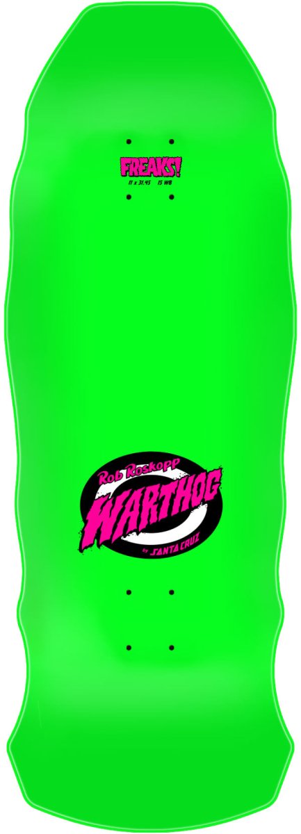 Santa Cruz Warthog Freaks 11" Skateboard Deck - Skateboard - Decks