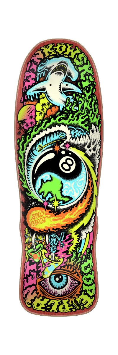 Santa Cruz Winkowski Dope Planet 8.75" Micro Freaks Skateboard Deck - Skateboard - Decks