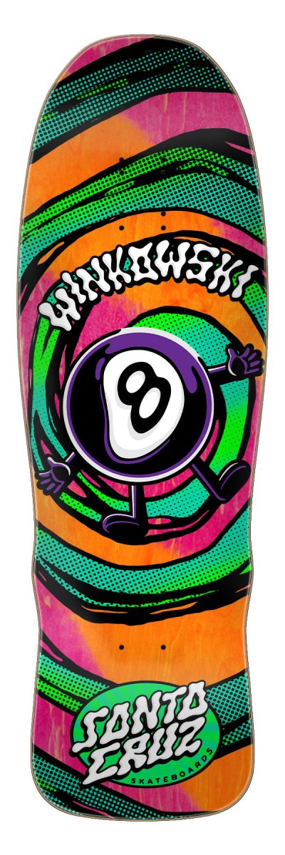 Santa Cruz Winkowski Vertigo Medium 9.5" Skateboard Deck - Skateboard - Decks