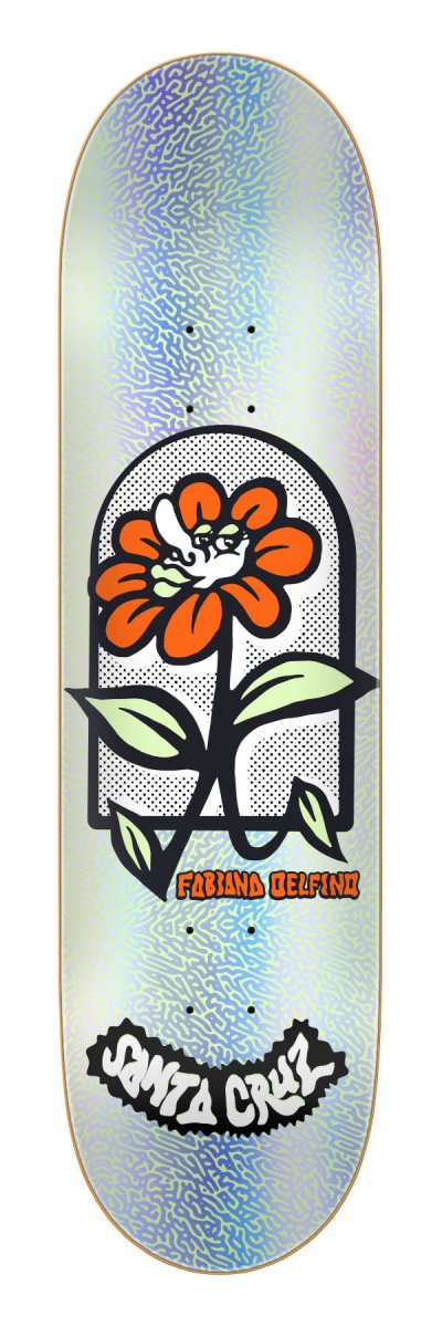 SC Delfino Flower Frame FeelBase Pro 8.0" Wb:13" - Skateboard - Decks