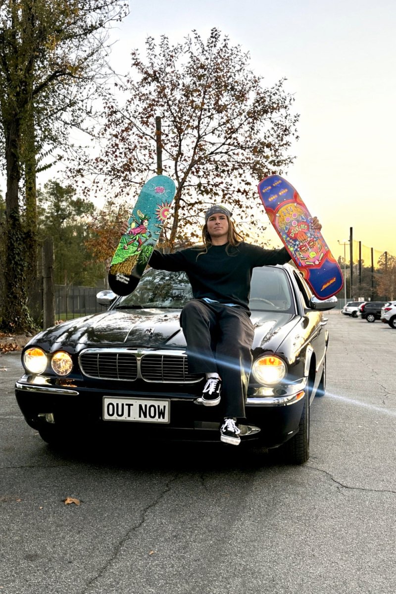 SC Delfino Pinball Shaped 9.14" Skateboard Deck - Skateboard - Decks