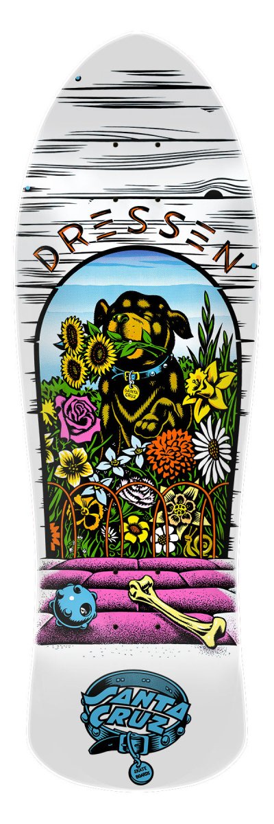 SC Dressen Pup Reissue 9.5" x 29.44" - Skateboard - Decks