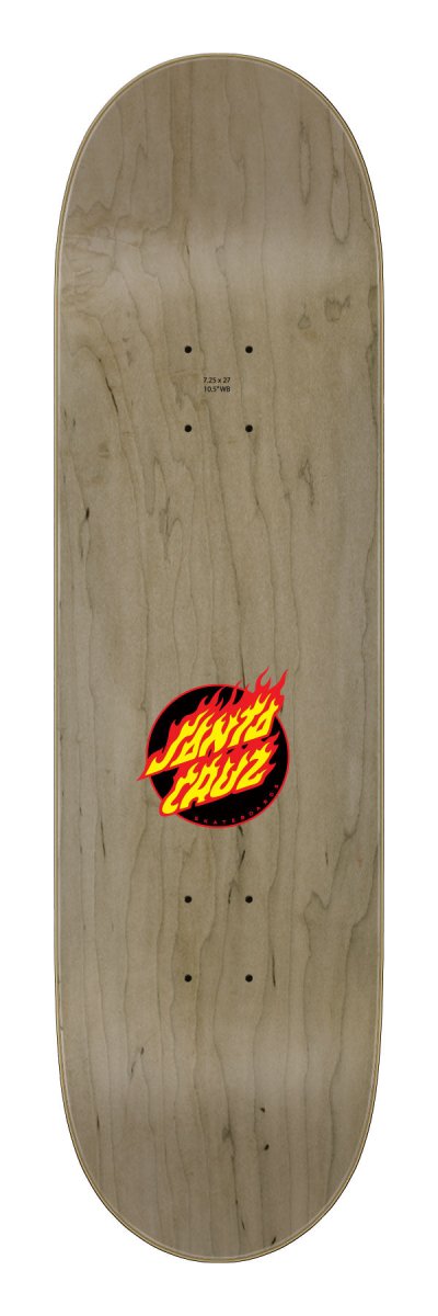 SC Flame Dot 7.25” Skateboard Deck Wb: 10.5" - Skateboard - Decks