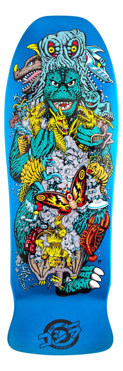 SC Godzilla Kaiju Roskopp 10.125" Deck - Skateboard - Decks