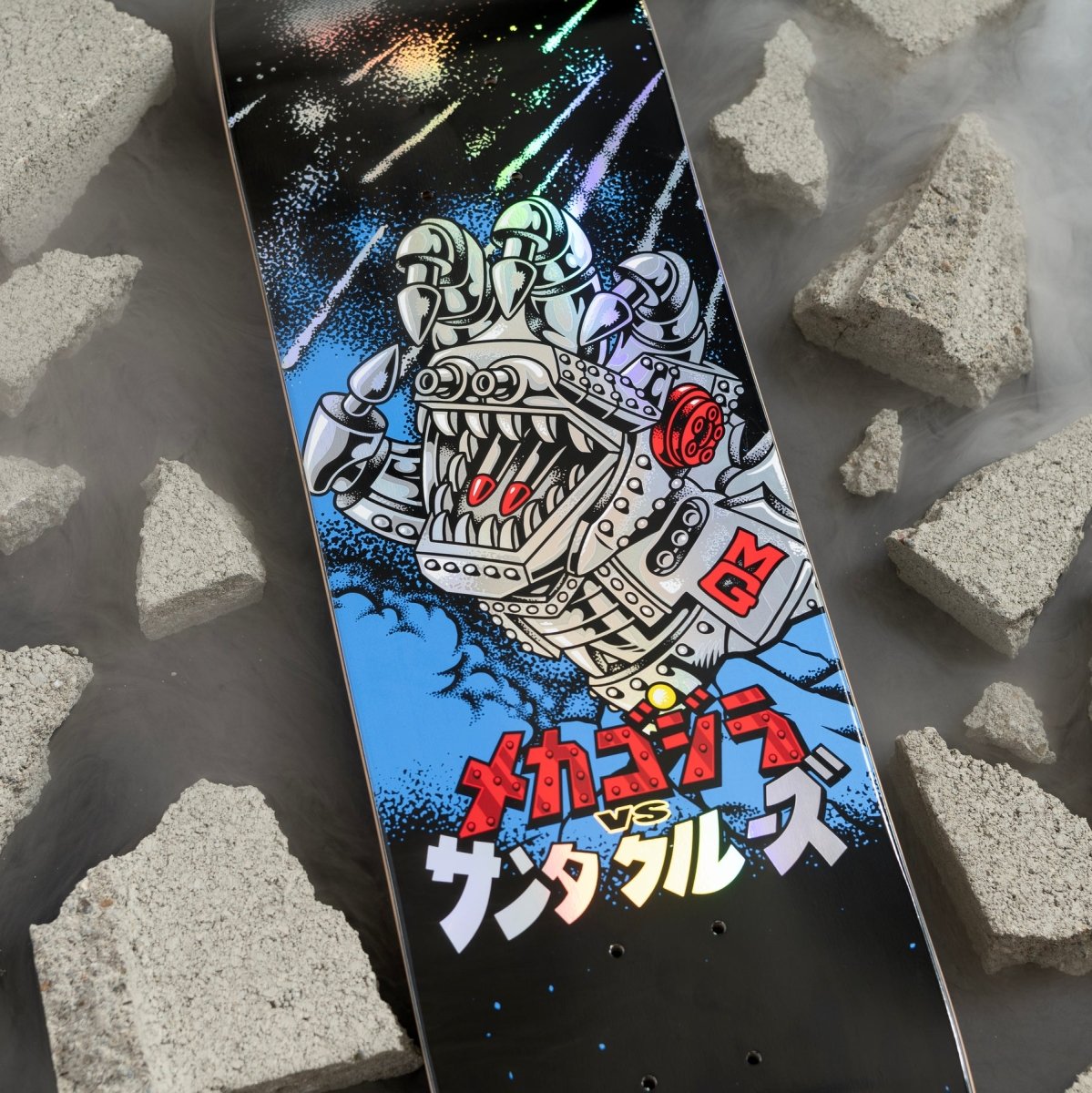 SC Godzilla Mecha Hand 8.00" Deck - Skateboard - Decks