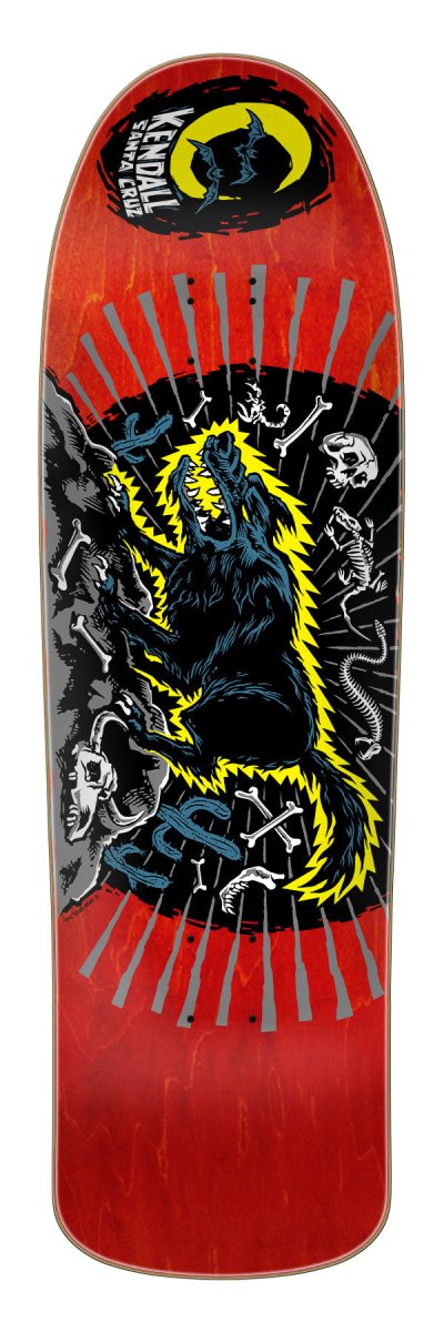 SC Kendall Wolf Reissue 9.28" X 31.45" Deck - Skateboard - Decks