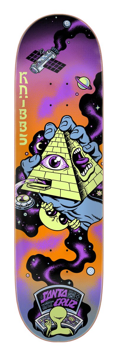 SC Knibbs Invasion Hand Pro 8.5" Wb:14" - Skateboard - Decks