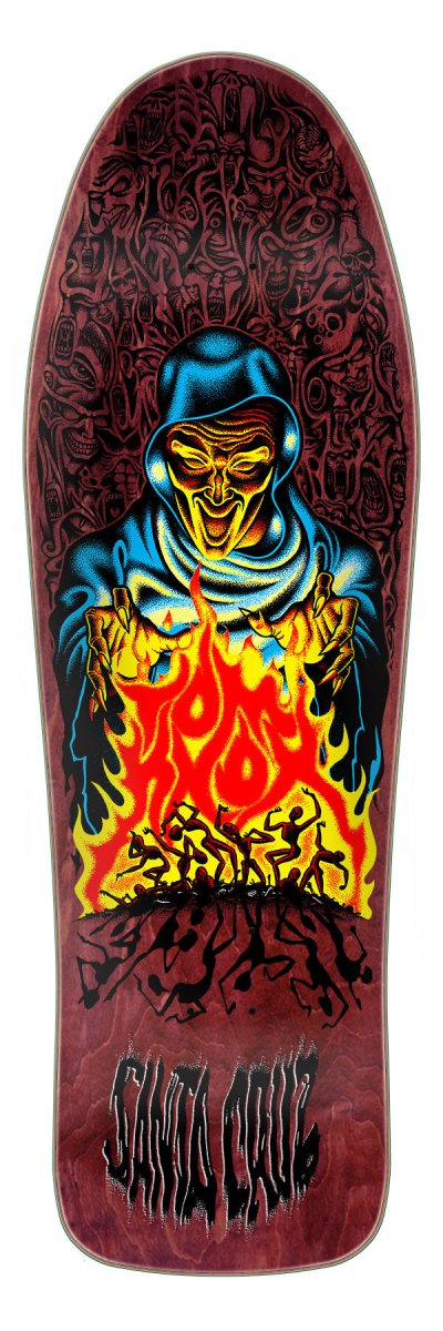 SC Knox Firepit Reissue 10.07" x 31.275" Deck - Skateboard - Decks