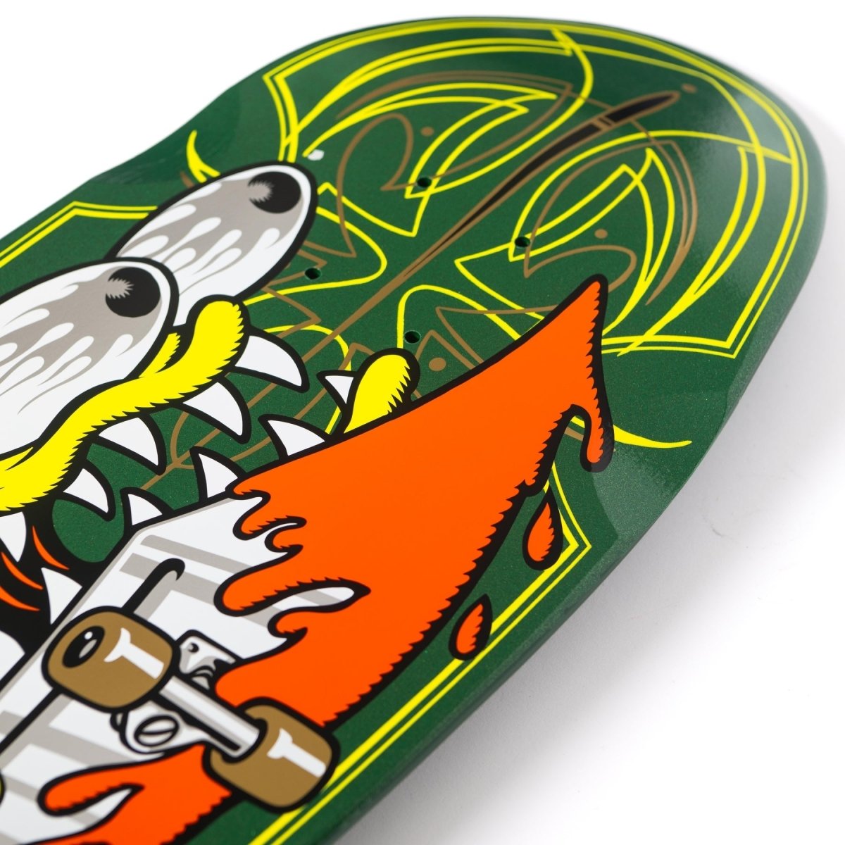 SC Meek Green Pinstripe Slasher 9.23" Deck - Skateboard - Decks
