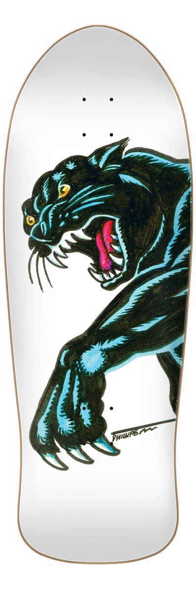 SC Natas Sketch Panther Reissue 10.54" Skateboard Deck - Skateboard - Decks