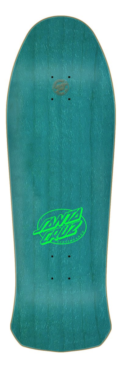 SC Salba Witch Doctor Reissue 10.4" x 32" Skateboard Deck (Neon Green) - Skateboard - Decks