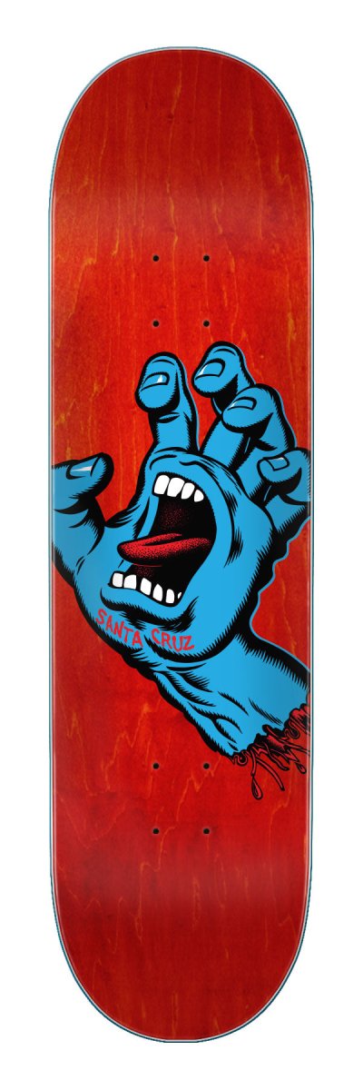 SC Screaming Hand 8.0" x 31.6" Wb:14.25" Deck - Skateboard - Decks