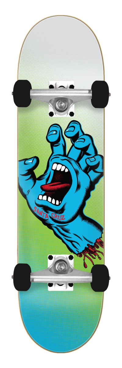 SC Screaming Hand Full Color Fade 8.0" Complete Skateboard - Skateboard - Completes