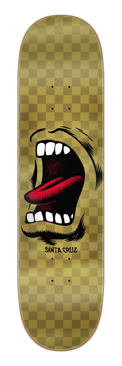 SC Screaming Mouth 8.00" x 31.60" (Gold) Deck - Skateboard - Decks