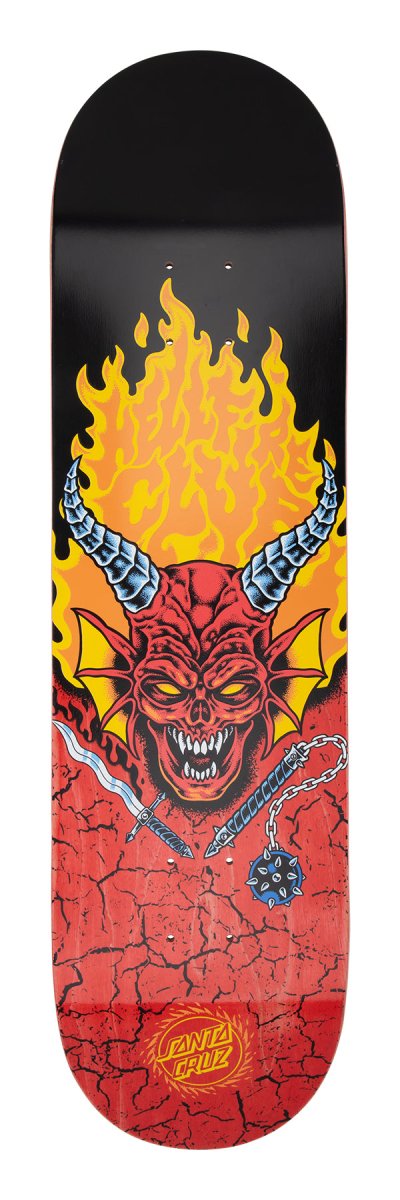 SC Stranger Things Hellfire Club 8.25in x 31.8in Deck - Skateboard - Decks