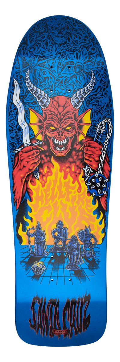 SC Stranger Things Knox Hellfire Pit 10.07in x 31.275in Deck - Skateboard - Decks