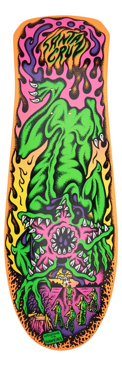 SC Stranger Things Salba Demogorgon 10.3in x 31.1in Deck - Skateboard - Decks
