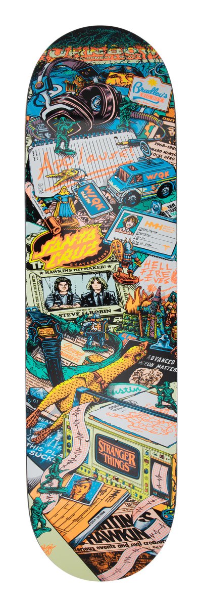 SC Stranger Things Season 5 8.5in x 32.2in Deck - Skateboard - Decks