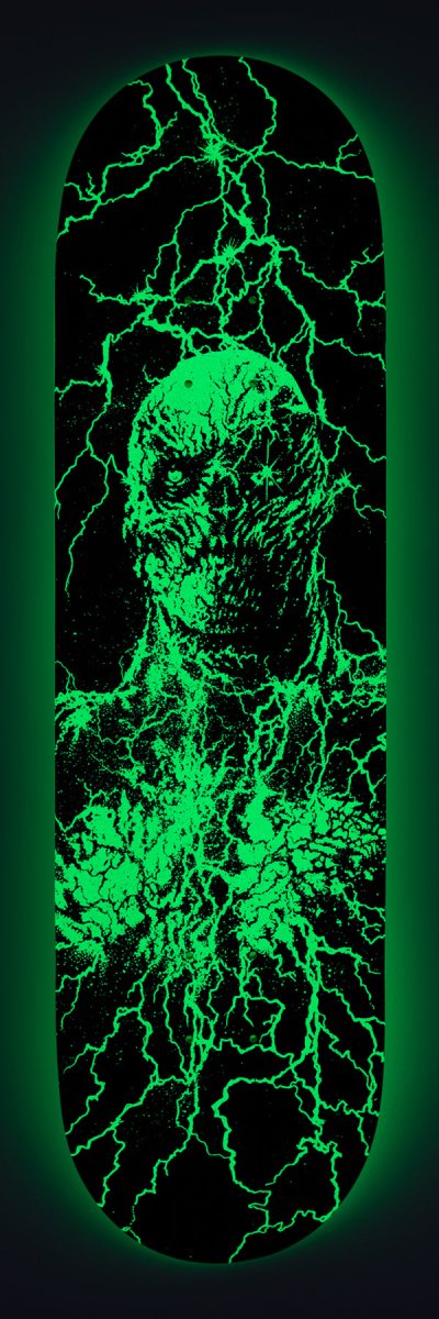 SC Stranger Things Vecna 8.5in x 32.2in Deck - Skateboard - Decks