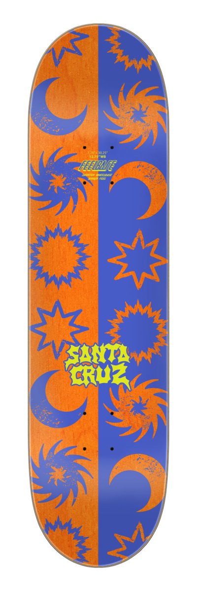 SC Sun Stamp FeelBase 7.75" 30.25" Wb:12.75" - Skateboard - Decks