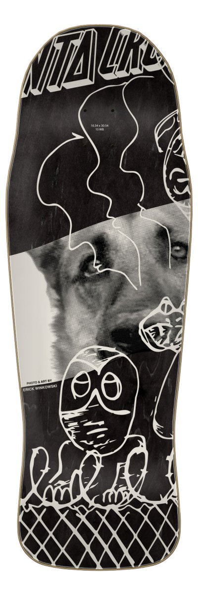 SC Winkowski Tribute Pro 10.34" Deck Wb: 15" - Skateboard - Decks