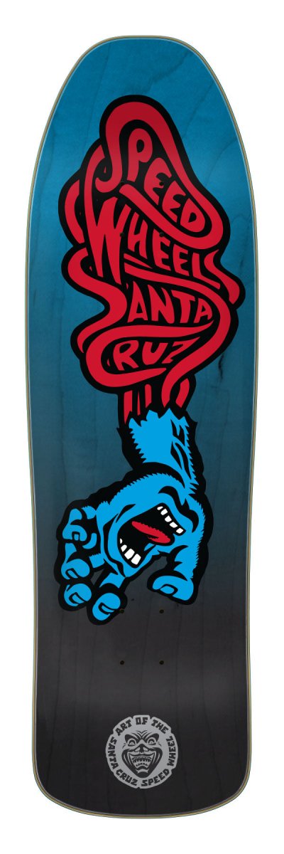 SC x Speed Wheels - Vein Hand - Blue/Black 9.35 deck - Skateboard - Decks