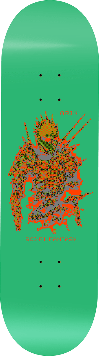 Sci - Fi Arin Lester Digital Knight Board Deck 8.25" - Skateboard - Decks