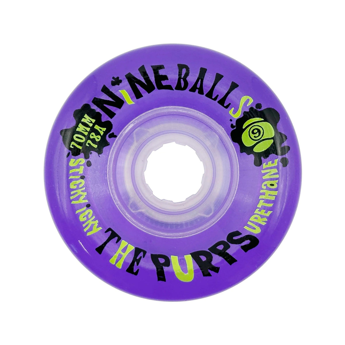 Sec9 Nineball 78a 70mm (The Purps) - Skateboard - Wheels