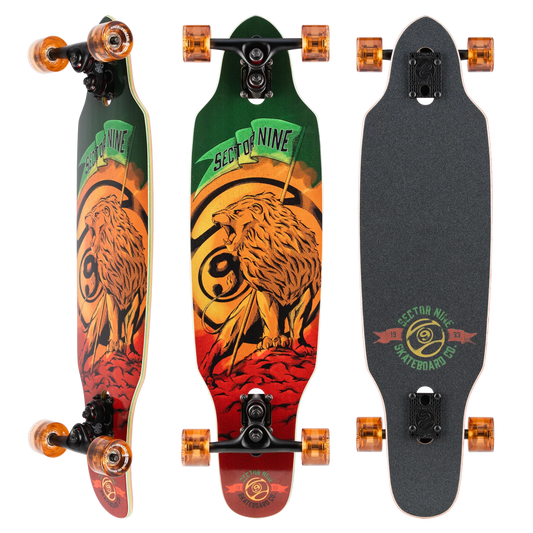 SEC9 Rasta Mini STRIKER 33 - Longboard - Completes